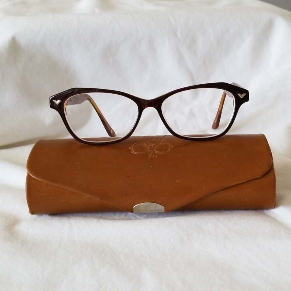 Vintage~Victory Optical Honey RX Eyeglasses - Picture 2 of 8